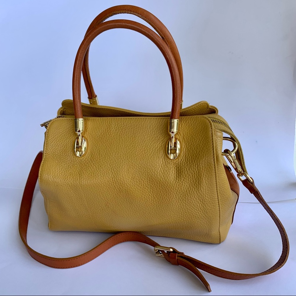 Valentina genuine leather with gold hardware